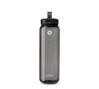 HydraPak RECON (1L) - Gris - Bouteille d'eau en plastique 50% recy cologique et sans BPA, bouchon à vis à débit régulier, facile à transporter