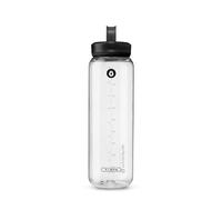 HydraPak RECON (1L) transparente - Bouteille d'eau en plastique 50% recy cologique et sans BPA, bouchon à vis à débit régulier, facile à transporter