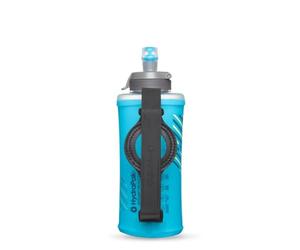 HydraPak Skyflask Speed 500 ml, Flasque avec sangle pour la main. Pour Trail et Running. Compatible avec les Gilets de Course - Bleu