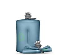 HydraPak Stow (1 L, 32 oz) - Bouteille d'eau pliable - Bouteille de voyage ultra légère et pliable, flacon souple pour ski, randonnée, vélo ou escalade - Bleu Tahoe