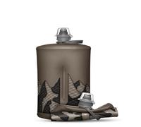 HydraPak Stow - Gourde pliable (1L, Gris Mammouth) | Ultra-légère, Bouchon à vis anti-déversement, Haut débit, Résistant à l'abrasion, pour Randonnée, Camping, Trekking & Ski