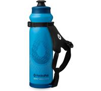 Hydrapak Gourde Tempo Pro - Gourde portative de course à presser, pour les jours d'entraînement et de course, avec sangle amovible (Blue,400ml)