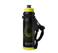 Hydrapak Gourde Tempo Pro - Gourde portative de course à presser, pour les jours d'entraînement et de course, avec sangle amovible (Black,400ml)
