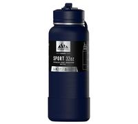 Hydrapeak Bouteille d'eau isotherme de sport de 950 ml avec paille ou couvercle à bec, anti-fuite et anti-déversement, garde les boissons froides pendant 24 heures, chaudes pendant 12 heures,