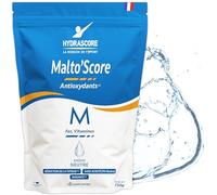 Hydrascore - Malto'Score 750 g - Maltodextrine, Fer & Vitamines B1, C & E - Préparation Glucidique Avant l'Effort - Optimise Réserves Glycogène - Sport, Marathon, Trail, Triathlon - H1042