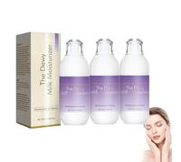 Hydratant au lait de rosée pour le visage, lotion hydratante pour le visage, formule légère, crème à absorption rapide non grasse pour peaux sèches et mixtes (3 pcs)