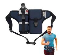 Hydratant - Porte-Bouteille d'eau | Porte-Bouteille d'eau pour Ceinture de Course réglable légère résistante à l'eau, Dark Blue, riferimento Alla descrizione, Se référer à la