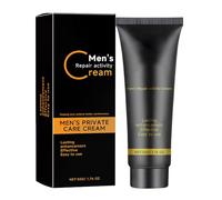 Hydratant pour hommes - 50g de crème pour le corps pour soins intimes et privés | Hydratant quotidien pour hommes sensibles | Pour les peaux sensibles Voyage à domicile Nuit après la douche Partie