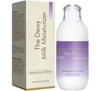 Hydratant pour le visage au lait de rosée, hydratation éclat de la peau en verre, formule légère, crème à absorption rapide non grasse pour peaux sèches et mixtes (1 Pcs)