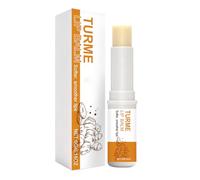 Hydratant Pour Les Lèvres, Bâton Repulpant Naturel, 1,8x8 Cm, Éclaircissant Pour Les Lèvres, Baume À Au Curcuma, Traitement Hydratant, Pour Femmes Hommes Maquillage D'hiver Craquelé À Sec Noël