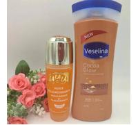Hydratant - Vaseline - Cocoa Radiant - 400ml Et 100ml - Huile - Teint Éclatant