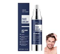 Hydratant visage homme - Lotion hydratante et anti-âge en profondeur, crème visage 6 en 1 pour homme : hydratant anti-âge, crème pour le visage, vitamines E et B, soin hydratant quotidien (1 Stück)