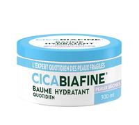 Hydratation intense et longue durée de 72h pour les peaux sèches - CICABIAFINE Baume Hydratant Quotidien, format pot de 300mL - Lot de 2