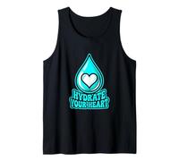 Hydratez Votre cœur, Prenez Soin de Vous, Motivation, Bien-être Débardeur