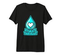 Hydratez Votre cœur, Prenez Soin de Vous, Motivation, Bien-être T-Shirt Haut de Gamme