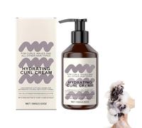 Hydrating Curl Cream - Soin Riche pour des Boucles définies et Une Peau éclaircie - Crème pour des Boucles Souples et définies - avec extraits naturels - Gel coiffant - 100 g
