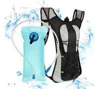 Hydration Backpack With 2l Hydration Bladder For Hiking,Cycling,Running,Climbing And Other Outdoor Activities,Black