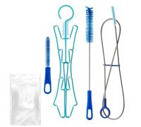 Hydration Bag Cleaning Kit - 4in1 Water Bladder Brush Set | Multipurpose Cleaning Tools for Cycling, Hiking & Backpacking, Universal Reservoir Cleaner for Camping Supplies