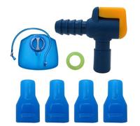 Hydration Bladder Valve, Bite Nozzle Replacement, 9.25mm/0.354inch 6/00 Inches 1.0mm Leakproof Water Spout for Reservoir Packs, Running, Biking, Camping, Hunting, Outdoor Sports