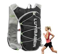 Hydration Running Pack - Soft Fabric, Water Vest, Sports Backpack | 1,5L Trail Hydration Bladder With Ventilated Back Padding, Lightweight Running Water Pack For Hiking, Cycling, Climbing, And Long-Di