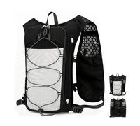 Hydration Running Vest, Adjustable Water Pack Vest with Reflective Strips, Lightweight Outdoor Hydration Pack for Hiking, Cycling, Mountain Climbing, Jogging, Riding, Sports, and Walking