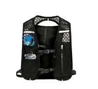 Hydration Vest - Polyester Reflective Waterproof Running Chest Backpack 40x28x3cm Lightweight Runners Vest for Hiking Camping Cycling Travel Training Fitness Women Men