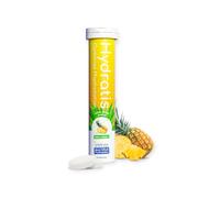 HYDRATIS Pastilles effervescentes Hydratation & Électrolytes – Ananas – 20 pastilles