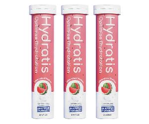Hydratis Boost l'Hydratation* Electrolyte et Oligoélément Gout Pastèque Lot de 3 x 20 pastilles