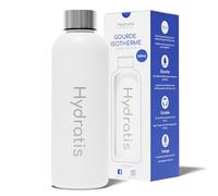 HYDRATIS - Gourde Isotherme Inox 500 ml - Bouteille Réutilisable, Étanche, Durable et Design - 24H de Fraîcheur, 12H de Chaleur des Boissons - Bouchon Vis - Sans Transfert de Saveur - Blanc