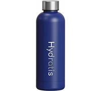 HYDRATIS - Gourde Isotherme Inox 500 ml - Bouteille Réutilisable, Étanche, Durable et Design - 24H de Fraîcheur, 12H de Chaleur des Boissons - Bouchon Vis - Sans Transfert de Saveur - Bleu