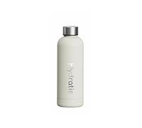 HYDRATIS - Gourde Isotherme Inox 500 ml - Bouteille Réutilisable, Étanche, Durable et Design - 24H de Fraîcheur, 12H de Chaleur des Boissons - Bouchon Vis - Sans Transfert de Saveur - Blanc