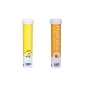 Hydratis Pack Pastilles Hydratation Citron / Fleur de Sureau + Pêche Comprimés Effervescents 2x20 pc(s)