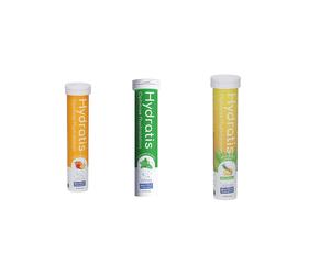 Hydratis Pack Pastilles Hydratation Pêche+ Menthe + Ananas Comprimés Effervescents 3x20 pc(s)