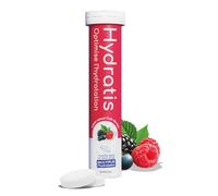 HYDRATIS - Pastilles Hydratation Electrolytes Fruits des Bois Améliore l'Hydratation et Favorise l'Énergie Formule Isotonique Sport, Récupération, Bien-être 1 tube (20 Pastilles) Comprimés Effervescen