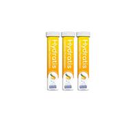 HYDRATIS - Pastilles Hydratation Electrolytes - Ananas - Améliore l'Hydratation et Favorise l'Énergie - Formule Isotonique - Sport, Récupération, Bien-être - 3 tubes (60 Pastilles)