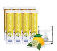 HYDRATIS - Pastilles Hydratation Electrolytes - Citron/Fleur de Sureau - Améliore l'Hydratation et Favorise l'Énergie - Formule Isotonique - Sport. Récupération. Bien-être - 8 tubes (160 Pastilles)