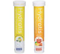 HYDRATIS Pastilles Hydratation Electrolytes Citron/Fleurs de Sureau + Miel Citron Comprimés Effervescents 3x20 pc(s)