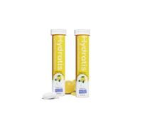 HYDRATIS - Pastilles Hydratation Electrolytes - Citron/Sureau - Améliore l'Hydratation et Favorise l'Énergie - Formule Isotonique - Sport, Récupération - 2 tubes (40 Pastilles)