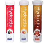 HYDRATIS Pastilles Hydratation Electrolytes Fruits des Bois + Pêche Pomme Cannelle Comprimés Effervescents 3x20 pc(s)