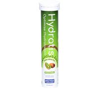 HYDRATIS - Pastilles Hydratation Electrolytes Kiwi Améliore l'Hydratation et Favorise l'Énergie Formule Isotonique Sport, Récupération, Bien-être 1 tube (20 Pastilles) Comprimés Effervescents 20 pc(s)