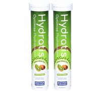 HYDRATIS - Pastilles Hydratation Electrolytes Kiwi Améliore l'Hydratation et Favorise l'Énergie Formule Isotonique Sport, Récupération, Bien-être 1 tube (20 Pastilles) Comprimés Effervescents 2x20 pc(
