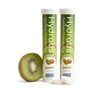 HYDRATIS - Pastilles Hydratation Electrolytes - Kiwi - Améliore l'Hydratation et Favorise l'Énergie - Formule Isotonique - Sport, Récupération, Bien-être - 2 tubes (40 Pastilles)
