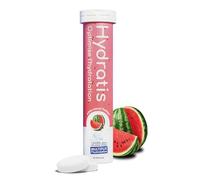 HYDRATIS - Pastilles Hydratation Electrolytes - Pastèque - Améliore l'Hydratation et Favorise l'Énergie - Formule Isotonique - Sport, Récupération, Bien-être - 1 tube (20 Pastilles)