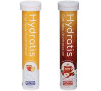 HYDRATIS Pastilles Hydratation Electrolytes Pêche + Pomme Cannelle Comprimés Effervescents 3x20 pc(s)