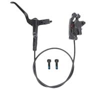 Hydraulic Disc Brake- Integrated Hydraulic Pressure-Pump, High- Brake-Link, Precise-Modulation Fluid Lever-Set, Double Piston Driving | Professional Upgrade for Road and Mountain B
