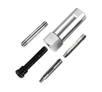 Hydraulic Grease Fitting Cleaner Unblocker Tool with Adapters for Machinery | Lubrication Passage Clearing Kit for Workshop Maintenance Helps Address Clogged Nipples Block Channels and Restricted Greas