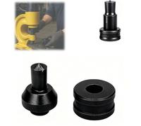 Hydraulic Round Hole Punch Die Set for CH-70, Heavy Duty Metal Punching Dies for Steel Sheet Copper Plate Aluminum Plate (6mm)