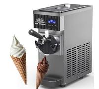 Hydravex Machine à Glace à l'italienne Commerciale et Domestique, Machine à Glace à l'italienne de comptoir avec écran LCD, Machine à Glace à l'italienne Mono-Parfum 750W