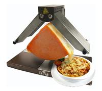 Hydravex Machine à raclette électrique pour Faire Fondre Le Fromage, Appareil à Fromage Commercial de 900 W, Demi-meule à Fromage inclinable et réglable, Chauffage Rapide Multifonction