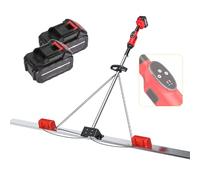 Hydravex Outil de Finition et de lissage pour Chape électrique, niveleur de béton sans Fil, vibrateur à Double fréquence avec 9 Vitesses réglables 2M